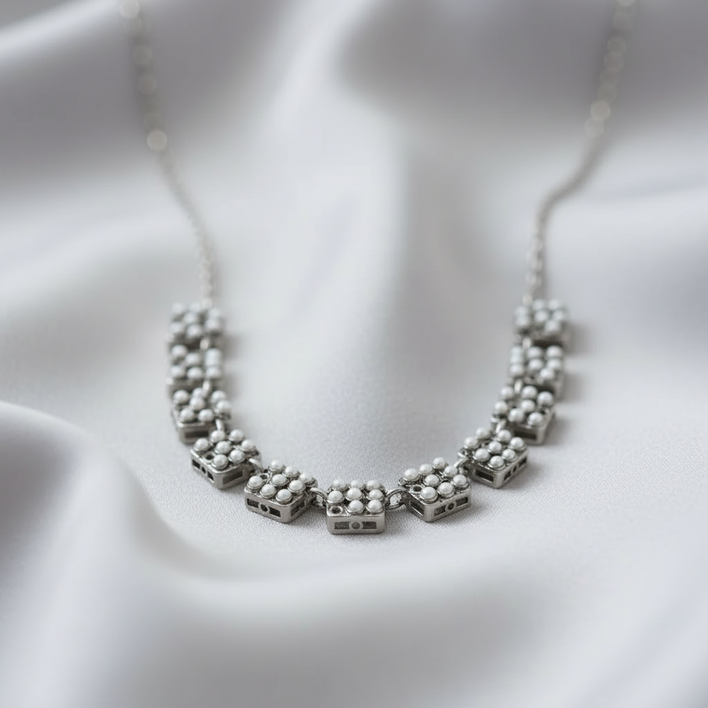 Kette 925 Sterling Silber rhodiniert