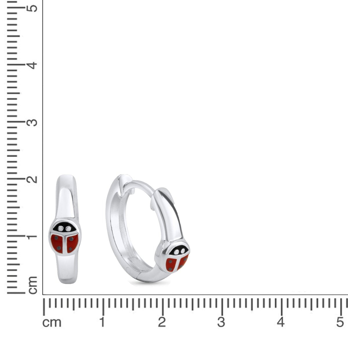 Ohrringe 925 Sterling Silber Marienkäfer - Avrum