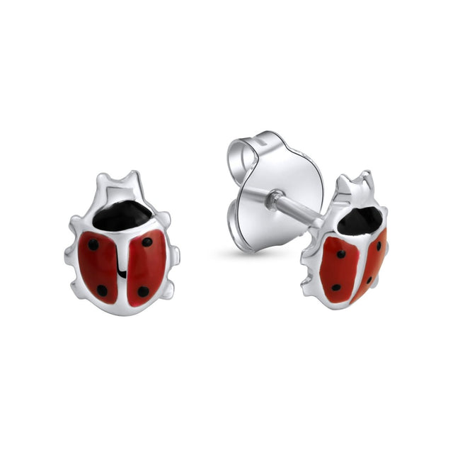 Ohrringe 925 Sterling Silber Marienkäfer - Avrum