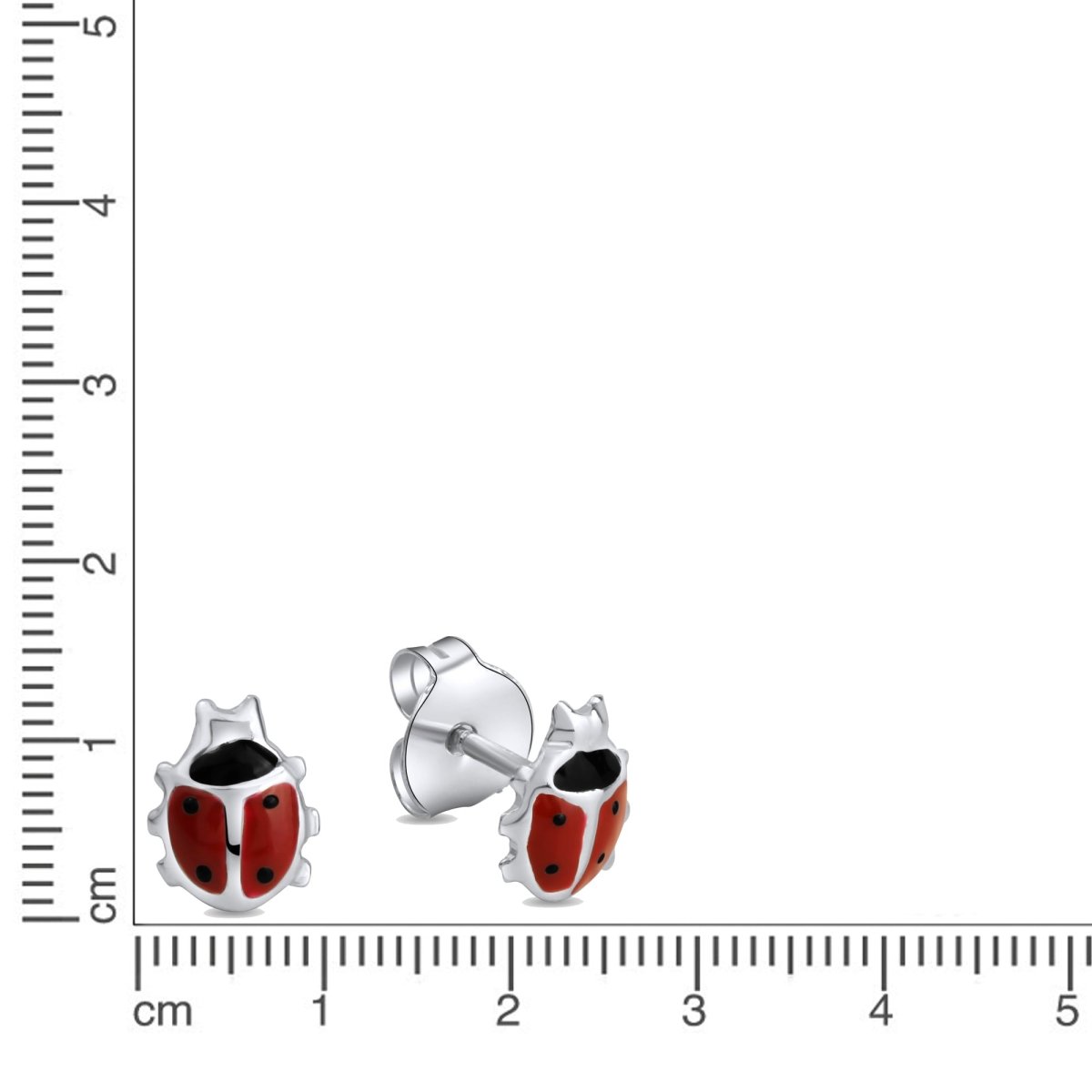 Ohrringe 925 Sterling Silber Marienkäfer - Avrum