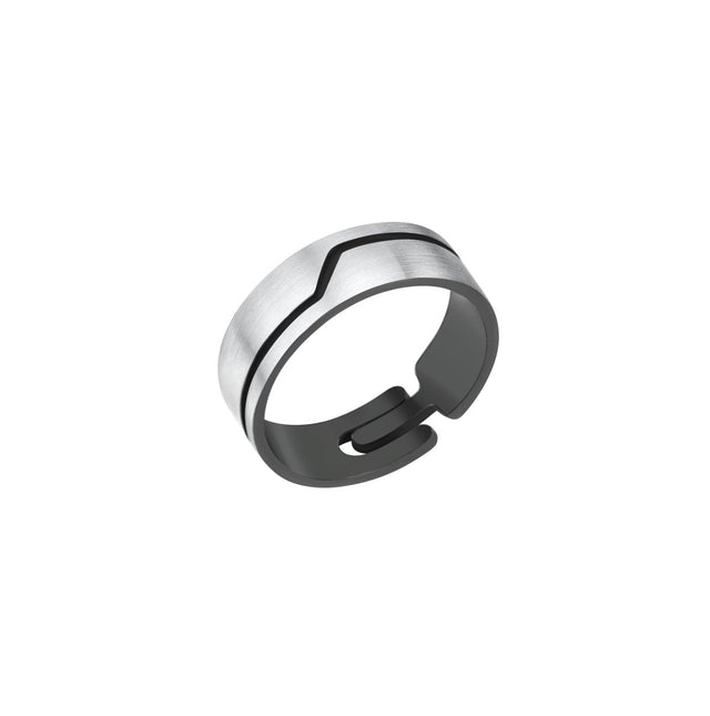 Ring 925 Sterling Silber oxidiert - Avrum