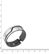 Ring 925 Sterling Silber oxidiert - Avrum