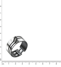 Ring 925 Sterling Silber oxidiert - Avrum