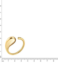 Ring 925 Sterling Silber vergoldet glanz - Avrum