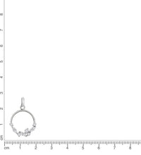 Anhänger 375 Weißgold Zirkonia weiß - Avrum