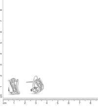 Ohrstecker 925 Sterling Silber rhodiniert Zirkonia - Avrum