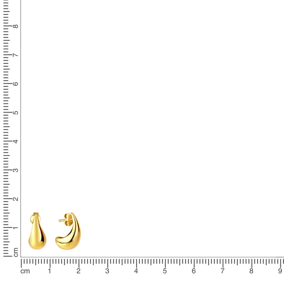 Ohrstecker 925 Sterling Silber vergoldet - Avrum