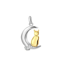 Anhänger 925 Sterling Silber rhodiniert teils vergoldet - Avrum