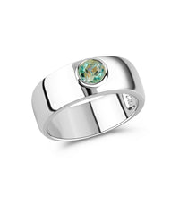 Ring 925 Sterling Silber rhodiniert glanz - Avrum