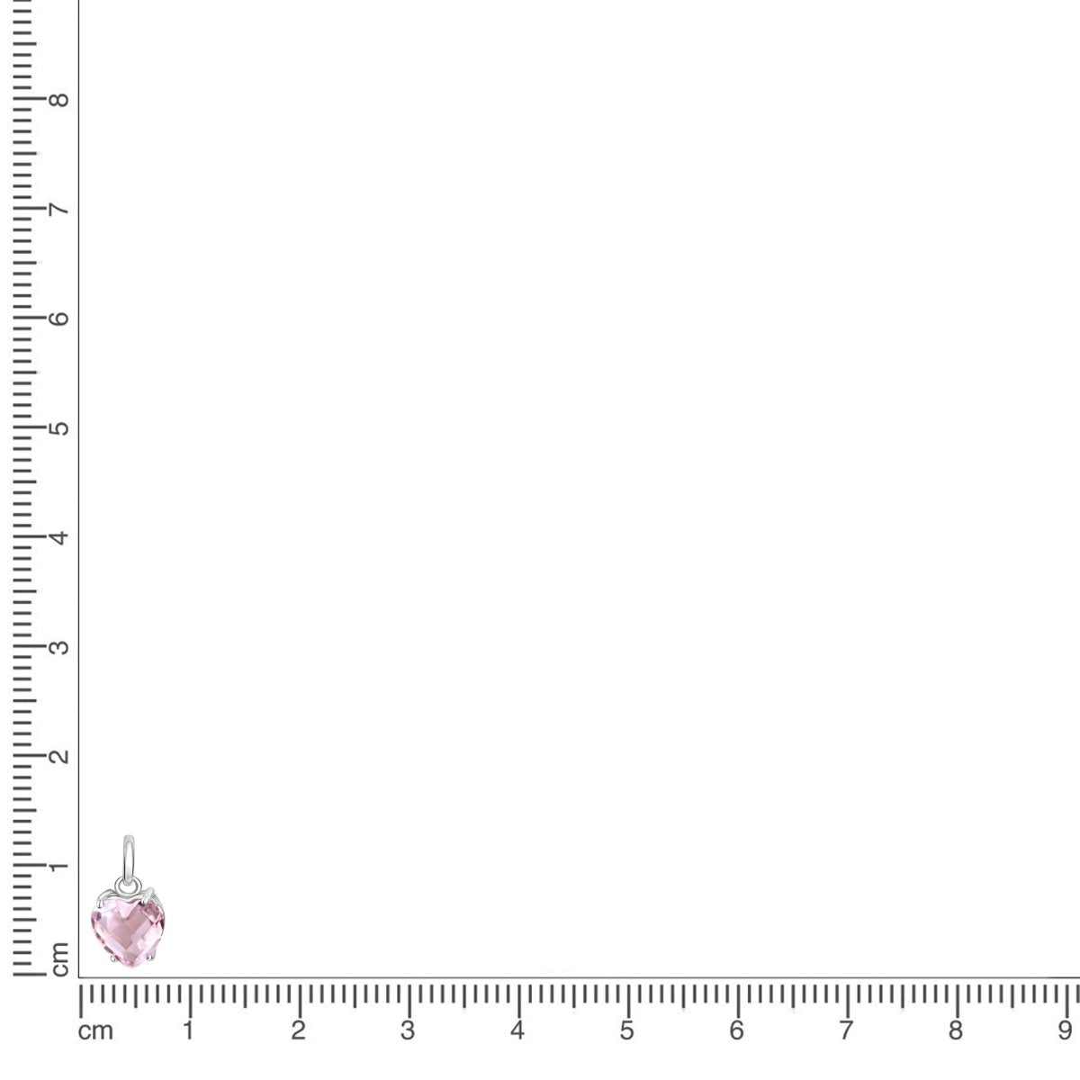 Anhänger 925 Sterling Silber rhodiniert Herz - Avrum