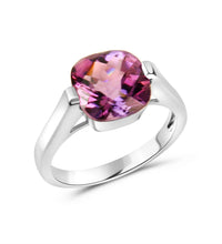 Ring 925 Sterling Silber rhodiniert Amethyst - Avrum