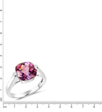 Ring 925 Sterling Silber rhodiniert Amethyst - Avrum
