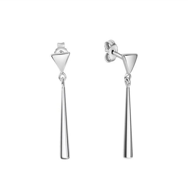 Ohrhänger 925 Sterling Silber rhodiniert glanz - Avrum