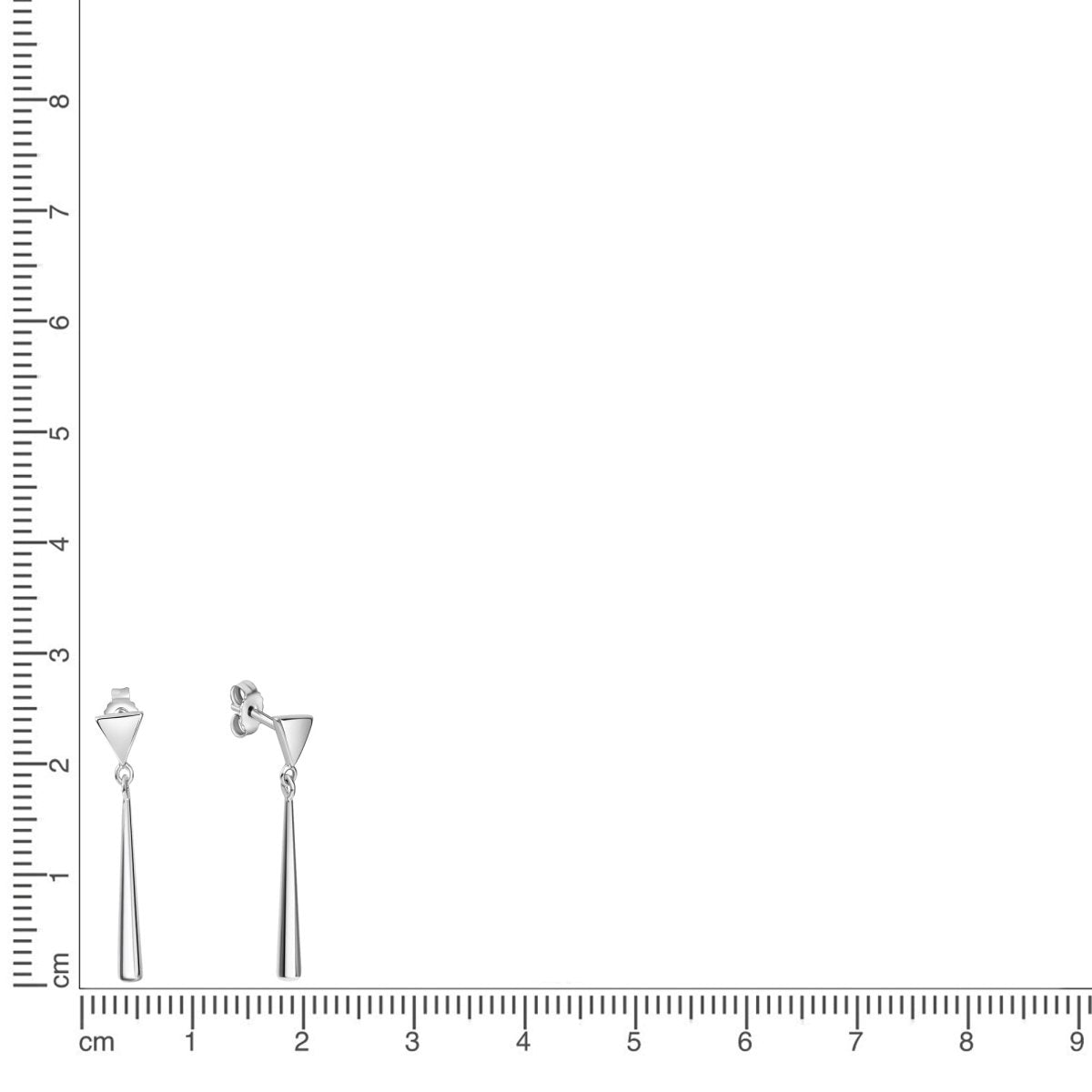 Ohrhänger 925 Sterling Silber rhodiniert glanz - Avrum