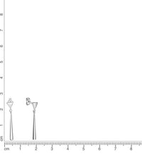 Ohrhänger 925 Sterling Silber rhodiniert glanz - Avrum