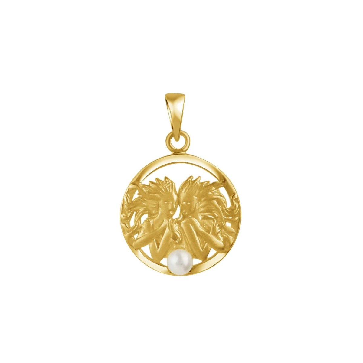 Anhänger 925 Sterling Silber vergoldet Sternzeichen Monatsstein - Avrum