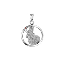 Anhänger 925 Sterling Silber vergoldet Sternzeichen Monatsstein - Avrum