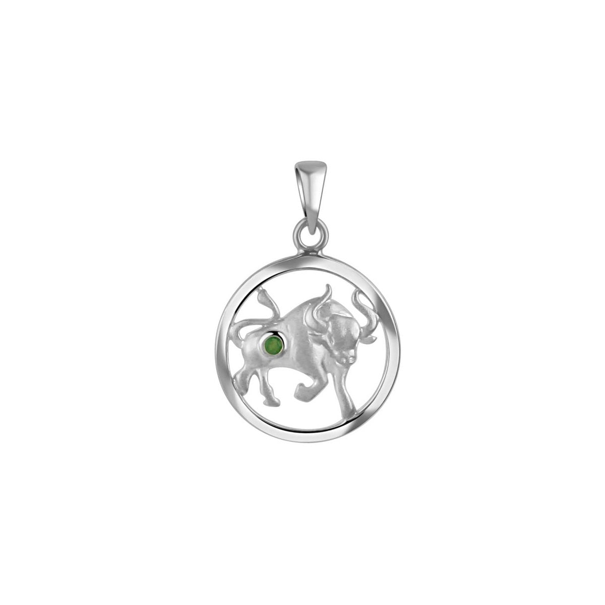 Anhänger 925 Sterling Silber vergoldet Sternzeichen Monatsstein - Avrum