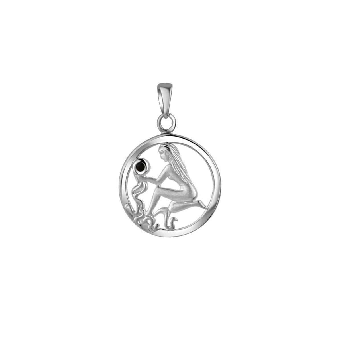 Anhänger 925 Sterling Silber vergoldet Sternzeichen Monatsstein - Avrum