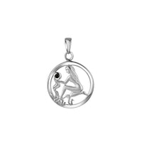 Anhänger 925 Sterling Silber vergoldet Sternzeichen Monatsstein - Avrum