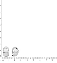 Ohrclip 925 Sterling Silber rhodiniert glanz - Avrum