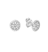 Ohrstecker 925 Sterling Silber rhodiniert Blume - Avrum