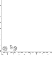 Ohrstecker 925 Sterling Silber rhodiniert Blume - Avrum