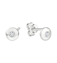 Ohrstecker 925 Sterling Silber vergoldet Zirkonia - Avrum