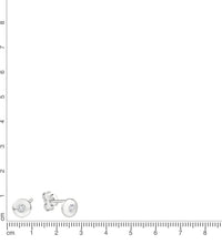 Ohrstecker 925 Sterling Silber vergoldet Zirkonia - Avrum