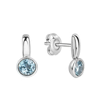 Ohrstecker 925 Sterling Silber rhodiniert synth. Spinell - Avrum