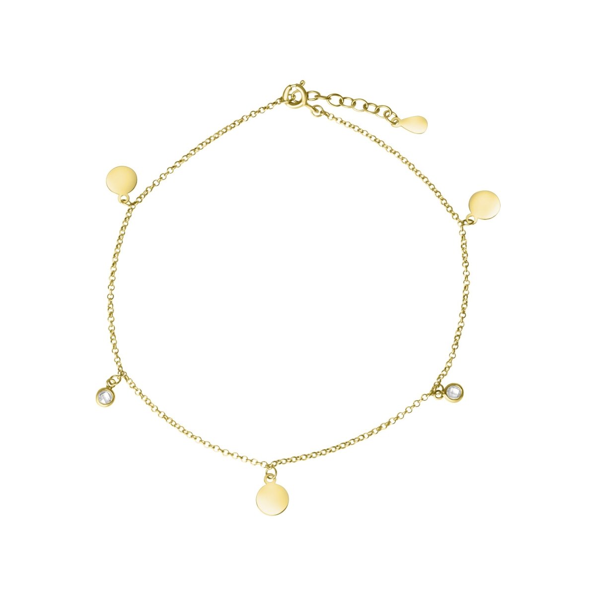 Armband 925 Sterling Silber vergoldet Zirkonia - Avrum