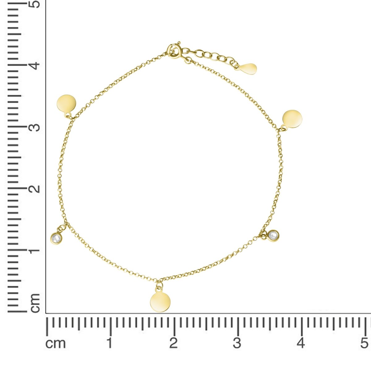 Armband 925 Sterling Silber vergoldet Zirkonia - Avrum