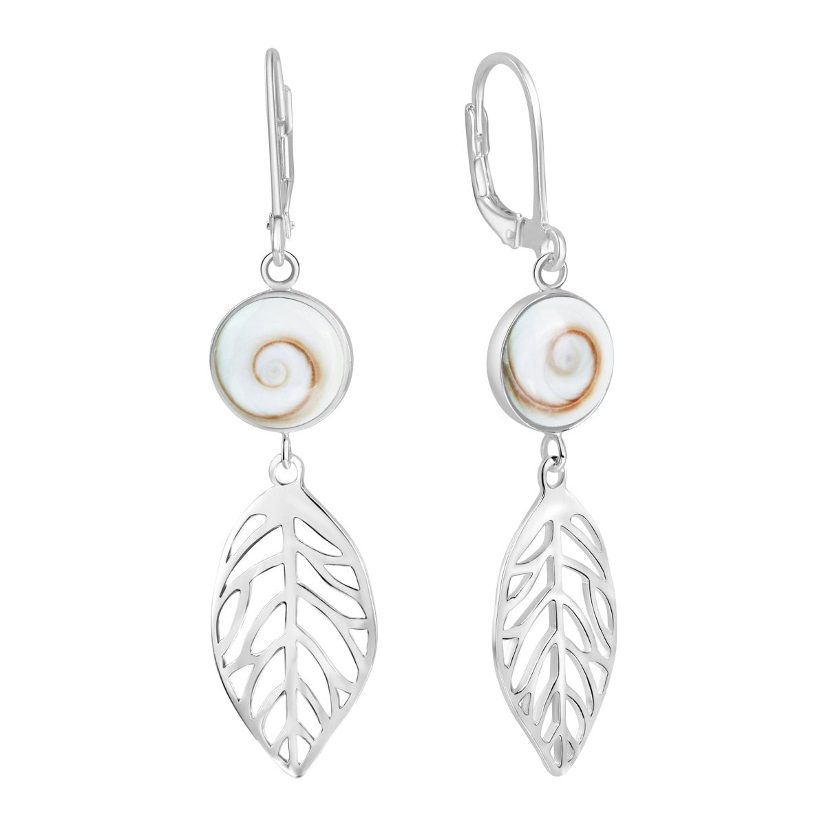 Ohrhänger 925 Sterling Silber rhodiniert Meeresauge - Avrum