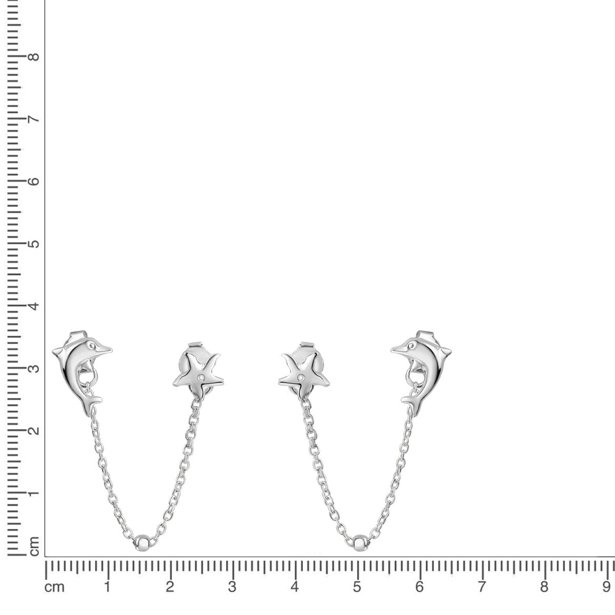 Ohrstecker 925 Sterling Silber rhodiniert maritim - Avrum