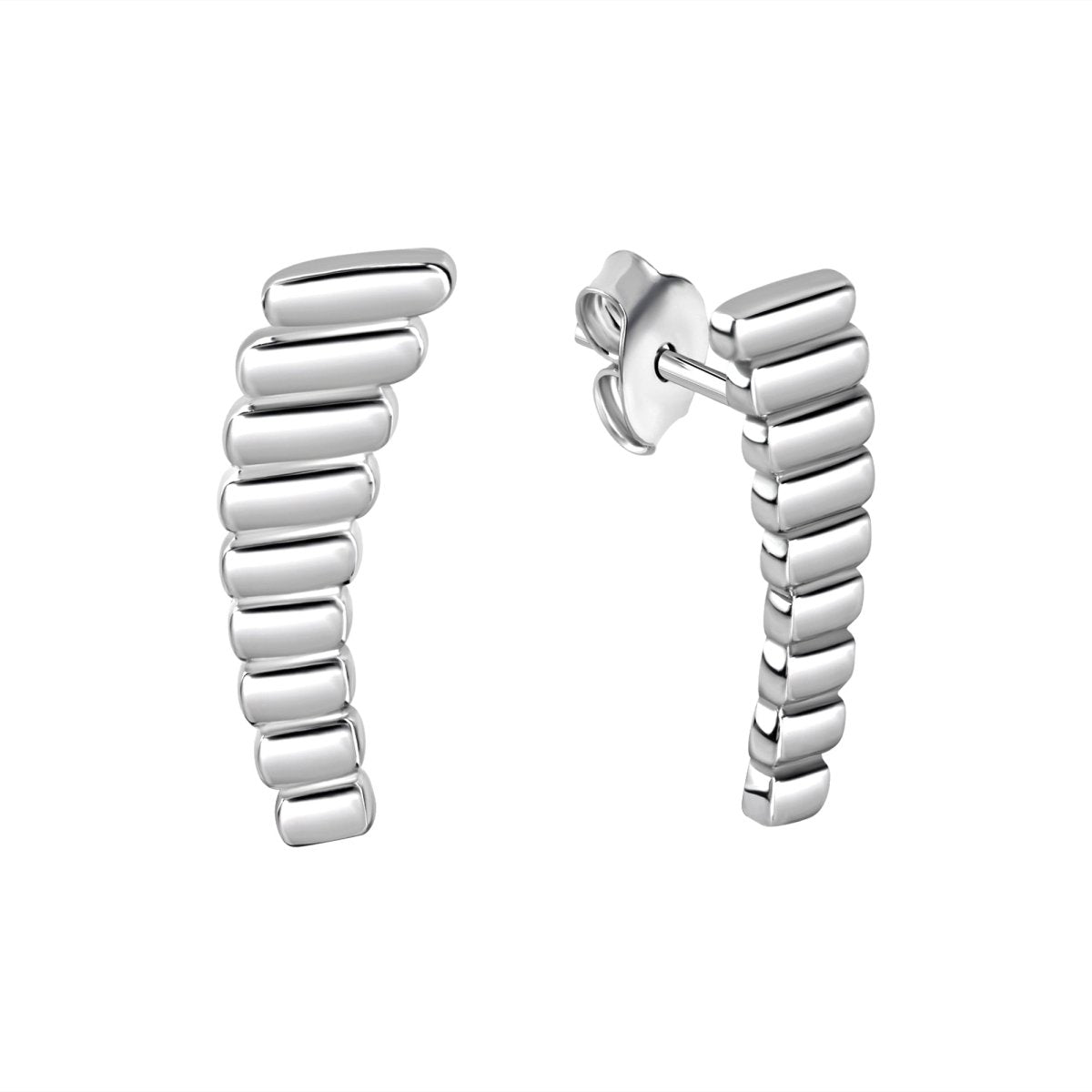 Ohrstecker 925 Sterling Silber rhodiniert - Avrum