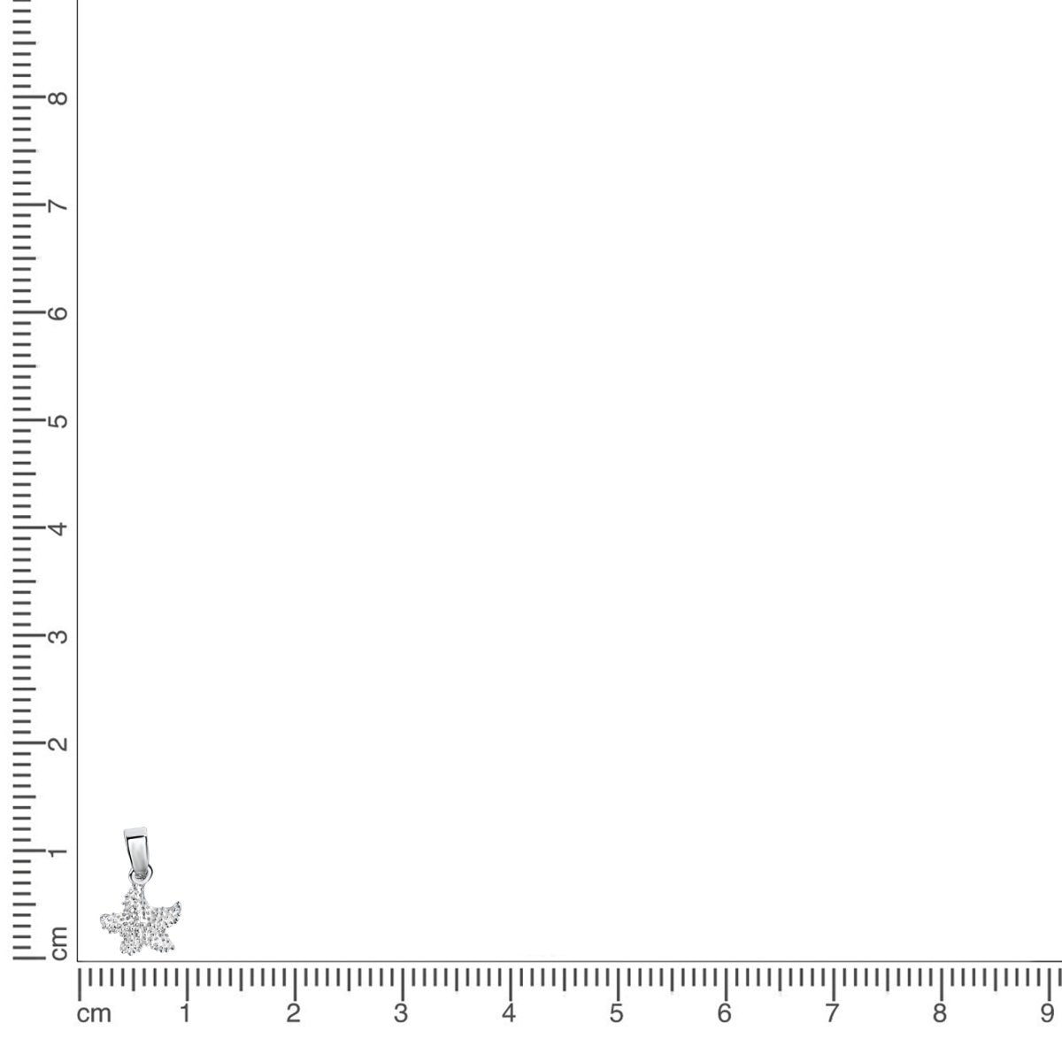 Anhänger 925 Sterling Silber rhodiniert Seestern - AvrumAnhänger