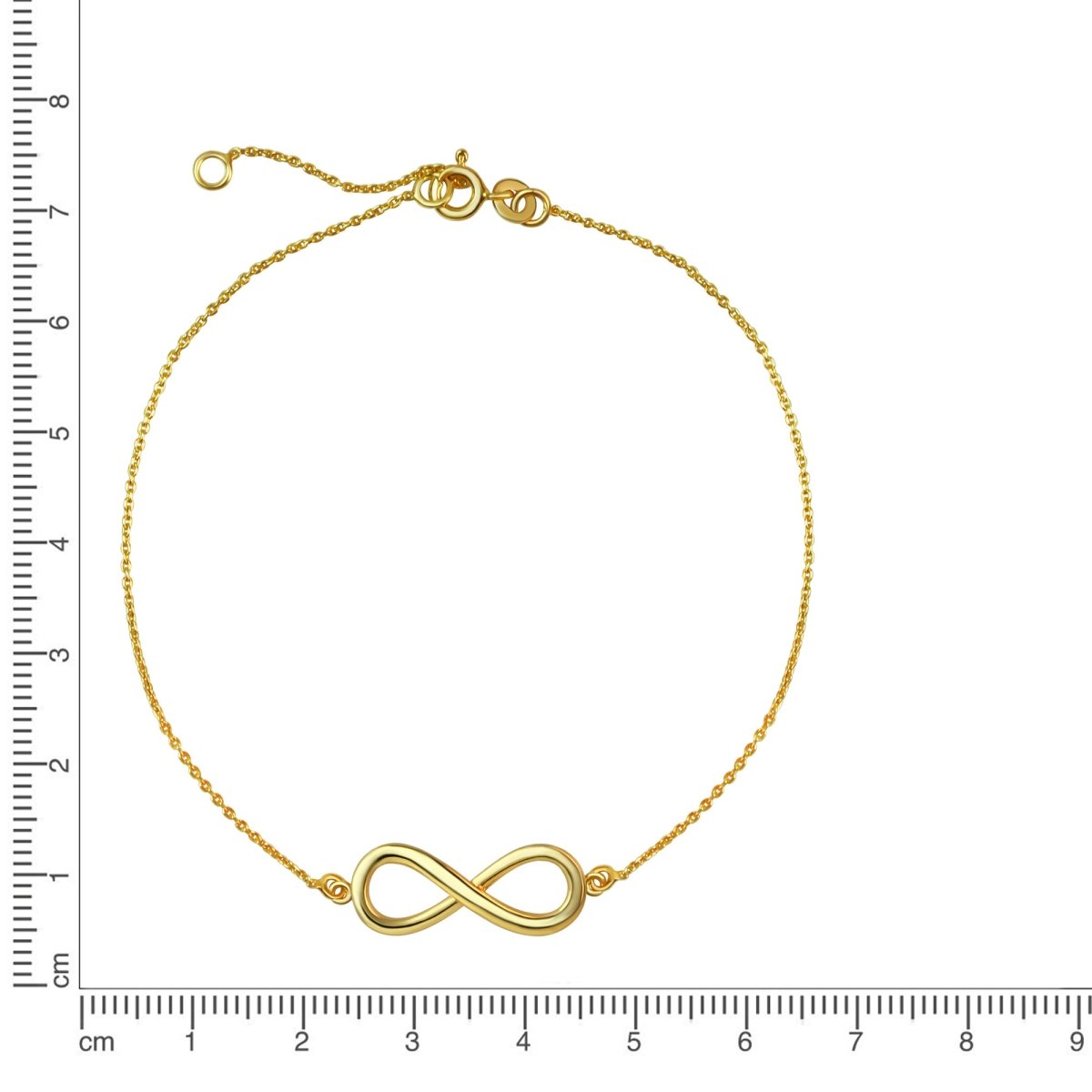 Fußkette 925 Sterling Silber Infinity - Avrum