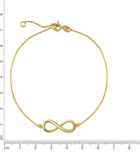 Fußkette 925 Sterling Silber Infinity - Avrum