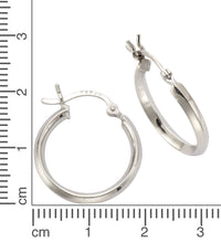 Creolen 925 Sterling Silber rhodiniert Ř 20mm - Avrum