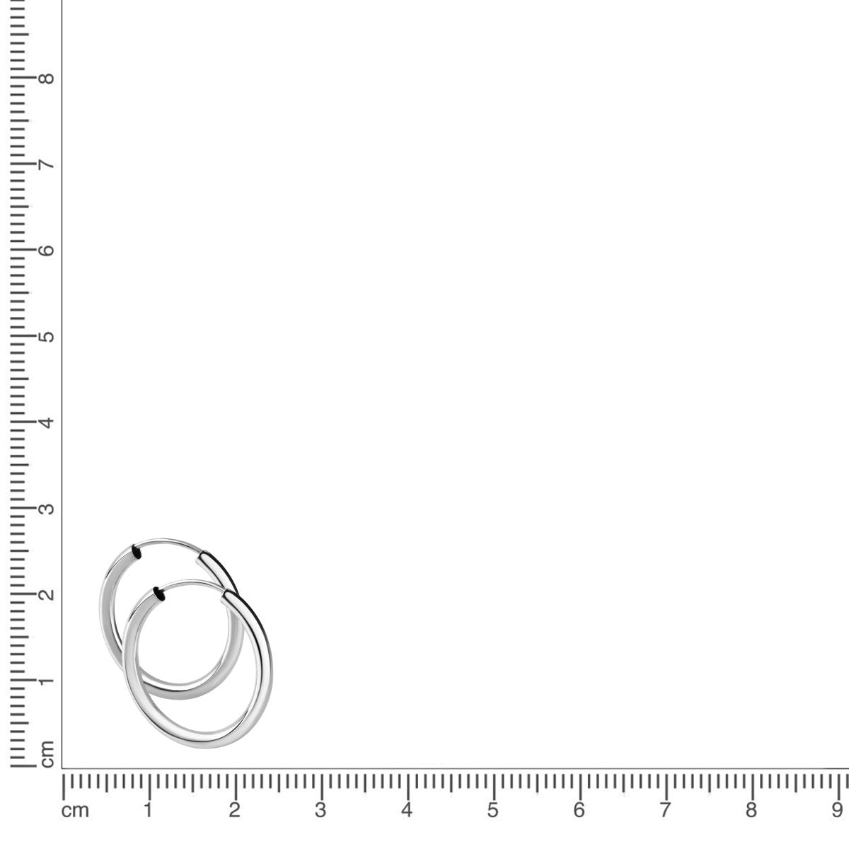 Creolen 925 Sterling Silber rhodiniert Ř 30mm - Avrum