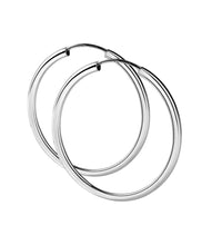 Creolen 925 Sterling Silber rhodiniert 50mm - Avrum