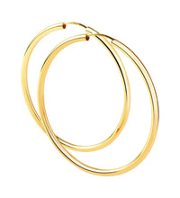 Creolen 925 Sterling Silber rhodiniert 60mm - Avrum