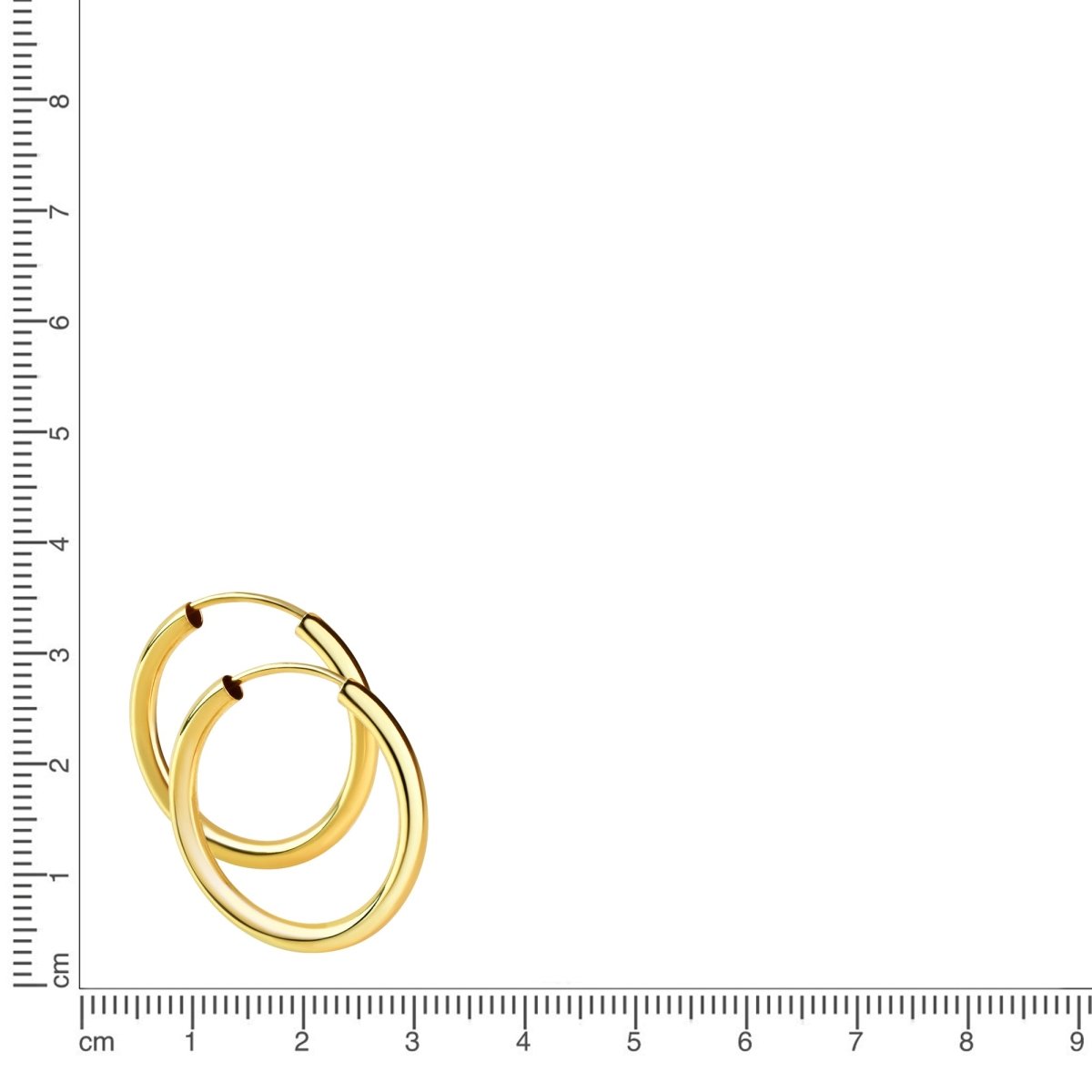 Creolen 925 Sterling Silber rhodiniert Ř 30mm - Avrum