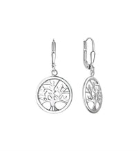 Ohrhänger 925 Sterling Silber rhodiniert Lebensbaum - Avrum