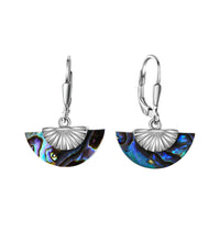 Ohrhänger 925 Sterling Silber rhodiniert Abalone - Avrum