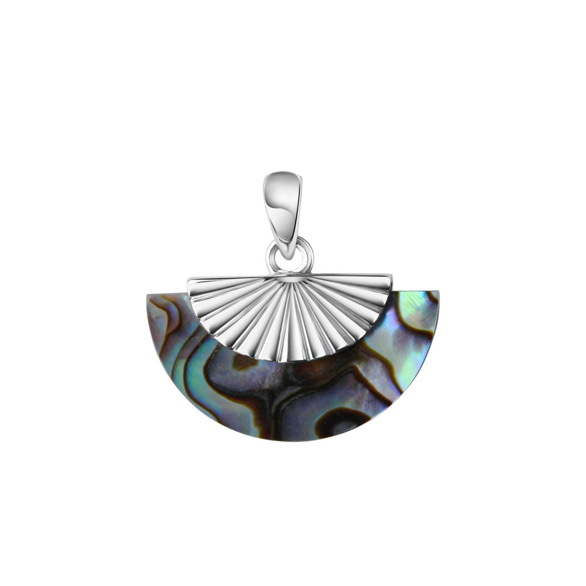 Anhänger 925 Sterling Silber rhodiniert Abalone - Avrum