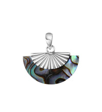 Anhänger 925 Sterling Silber rhodiniert Abalone - Avrum