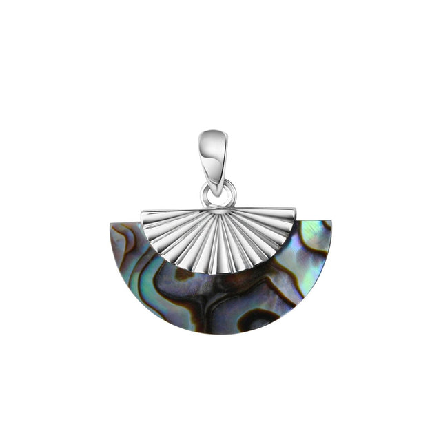 Anhänger 925 Sterling Silber rhodiniert Abalone - Avrum