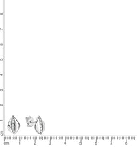 Ohrstecker 925 Sterling Silber rhodiniert Zirkonia - Avrum