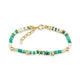 Armband 925 Sterling Silber vergoldet Türkis/Jaspis